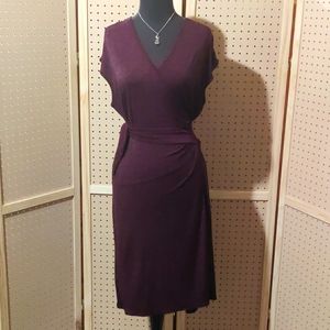 Latina Life burgundy wrap dress